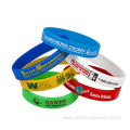 Printed Silicone Wristband Multi Colors Energy Bracelet